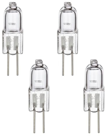 Qutalmi Lampadine Alogene G4 Luce Forno 20W, Lampadina Del Forno A Microonde, Luce Del Forno Resistente Alle Alte Temperature Per La Casa, Resistenti Al Calore Da 500°C, Per Forno, Forno A Microonde