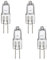Qutalmi Lampadine Alogene G4 Luce Forno 20W, Lampadina Del Forno A Microonde, Luce Del Forno Resistente Alle Alte Temperature Per La Casa, Resistenti Al Calore Da 500°C, Per Forno, Forno A Microonde