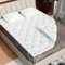 CATAVANA - Surmatelas Confort 140x190 cm - Microfibre Respirante, Hypoallergénique et Anti-acariens - Garnissage 800g - Antidérapant avec Bandes Élastiques - Idéal pour 2 Personnes.