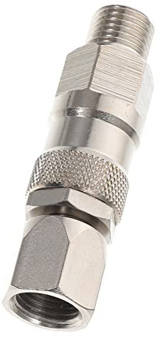 Homoyoyo Schwenkanschluss Edelstahl Für Airless Farbspritzgerät Hochdruck Spritzkopf Mit Drehung Zur Reduzierung Von Handbelastung Und Verwicklungsschutz