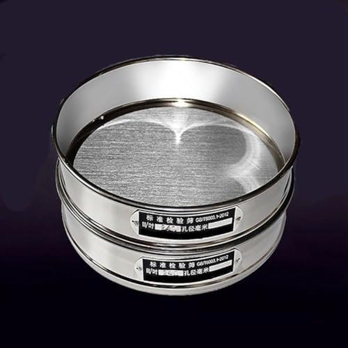 Setaccio multiuso in acciaio inox per test di laboratorio, disponibile in varie configurazioni di rete (30 maglie)