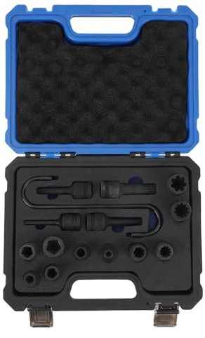 ZDETGU 15PCS Impact Brake Caliper Socket Set Duty Portable Tool Kit for Efficient Brake Caliper Removal in German Cars