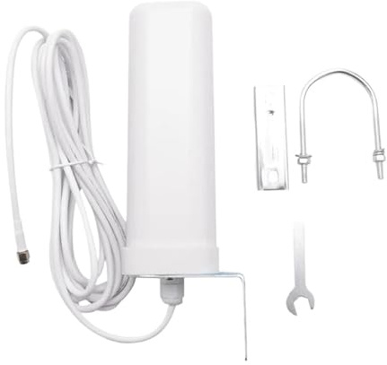 Antenne Extérieure Omnidirectionnelle 4G Pleine Bande À Gain Élevé, Routeur, Carte Réseau, Externe, Amplificateur De Signal Téléphone Portable Couverture plus large(5M RP-SMA)