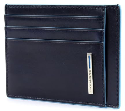 Piquadro Blue Square Porta Carte di Credito in Pelle Compatto