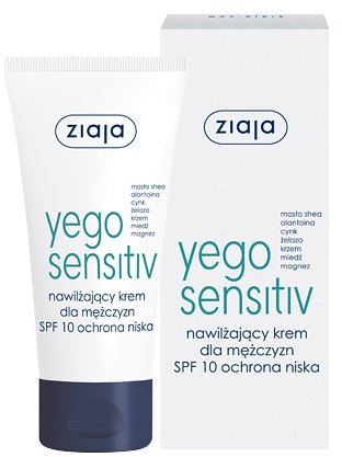ZIAJA YEGO SENSITIV MOISTURIZING CREAM SPF10 50 ml