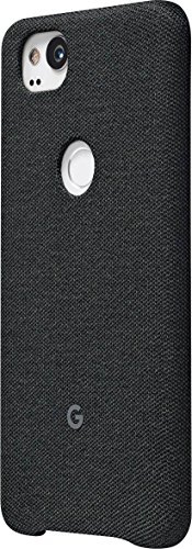 Google Pixel Case for Pixel 2, Protective Phone Cover With Tailored Fabric and Active Edge Compatible, Official Google Pixel Cover, Carbon