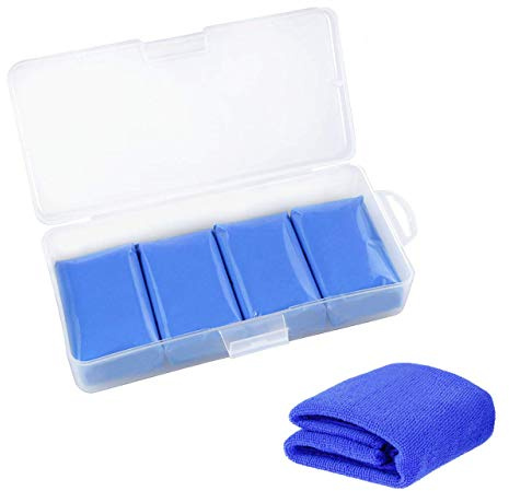 Fixget Set in plastilina 5 pezzi Clay Bar Kit Magic detergente da 400 g Kit Bonus con panno di pulizia