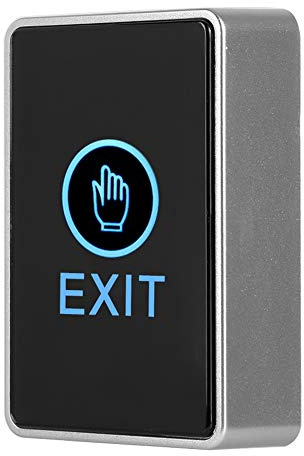 Shopping Pazzo Controllo accessi Impronte digitali, Interruttore Pulsante apriporta Pannello sensore a sfioramento per sistemi di Controllo accessi 12V