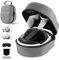 COOWPS Harte Tragetasche für Oculus Quest 2/Meta Quest 3/Vision Pro/Pico 4 VR Headset, kompatibel mit Elite Strap/Kiwi Design/BOBOVR Kopfband, vollständiger Schutz für Reisen und Aufbewahrung