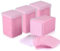 EBANKU 800 Stück Rosa Nagellackentferner Wattepads Nagel Wischen Baumwolle Wischpads Vlies Nail Wipes Wattepads Nail Art Wipes Acryl Nail Art Gel Entferner Reinigungspads