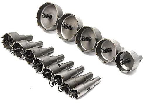 13 stücke 16-53mm HSS Lochsägen Set Hartmetallspitze TCT Kernbohrer Lochsäge für Metall Edelstahl Cutter Lochöffner