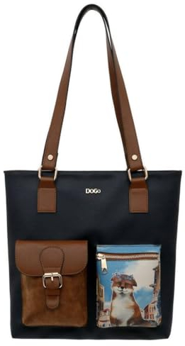 DOGO Vegane Damen Schultertaschen Umhängetaschen Multi Pocket Bag - Todo Bien