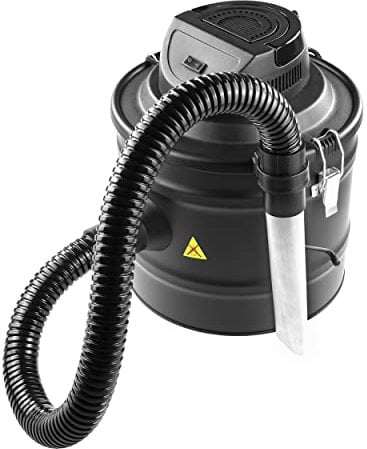 raik - Aschesauger 15L 800W beutellos Kalte Asche Kaminofen Grill Pelletofen Filtereinsatz 1m Saugschlauch Filterreinigung Kaminsauger Staub Werkstattsauger Ofenzubehör Industriestaubsauger