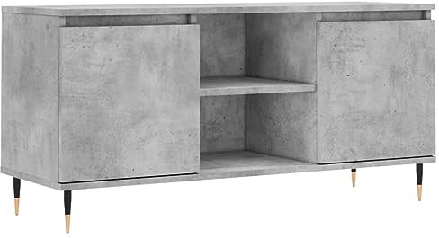vidaXL TV-Schrank Betongrau 104x35x50 cm Holzwerkstoff