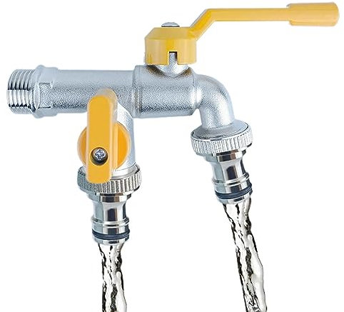 Robinet de jardin extérieur, luminaire d'eau résistant à la glace, robinet de jardin extérieur, vanne d'eau résistante au gel, robinet de tuyau d'eau rétro en laiton, vanne d'arrosage extérieure,