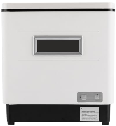 Tiroir à couverts, Pieds ajustables, Demi charge, Top amovible, Lave-vaisselle de table lave-vaisselle compact mini lave-vaisselle inox 1500W.