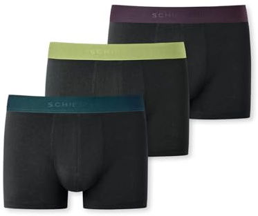 Schiesser Herren 3 Pack Boxershorts Bio Baumwolle Multipack - 95/5 Organic, Sortiert 8_180194, 6