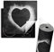 TMK ArtDeko Herdabdeckplatte Einteilig Küche Herdabdeckung Ceranfeld Herdabdeckplatten Anti Rutsch Matte Aufrollbar 60x52 cm, Herz Schiefer