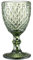 Myazs Juego de 1 copas de vino de colores con patrón vintage en relieve, copas para fiesta, boda, aniversario, copas de vidrio ámbar, juego de 1