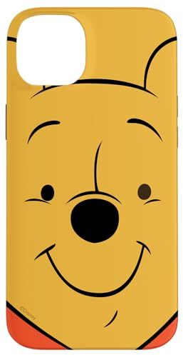Disney Winnie the Pooh Face Honey Yellow Case for iPhone 14 Plus