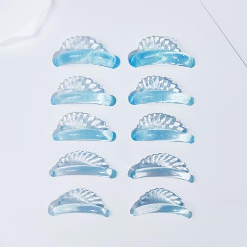 Lomansa Wimpernlifting Pads, Lash Lifting Pads, 5 Größen Silikon Pads, Weich und Klebrig, Wiederverwendbar, Salonqualität
