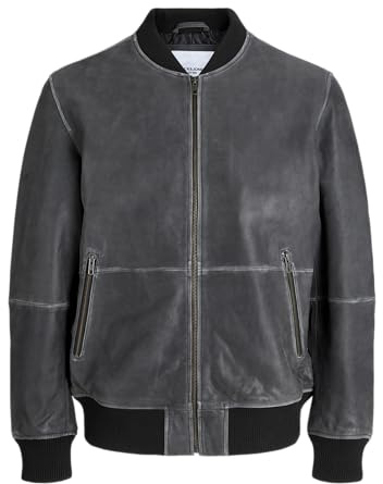JACK & JONES Herren Jjecharge Leather Bomber