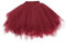 Tüllrock Black Friday Angebote 2024 Elastisch Tüllrock 80Er Rock Tütü Dirndl Damen Kurz Dance Dress Up Party Zubehör Ballett Tanzkleidung Ballettkleidung 80Er Jahre Outfit Tüllrock Wein