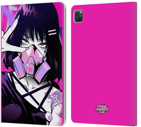 Head Case Designs Licenza Ufficiale Zombie Makeout Club Mascherina Grafica Custodia Portafoglio in Pelle Compatibile con Apple iPad PRO 11 2020/2021 / 2022