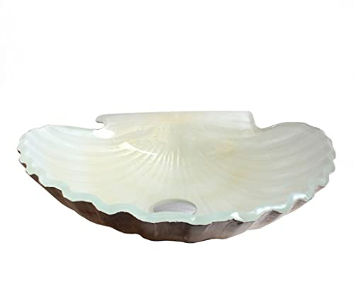 Waschbecken für Waschtisch, Badezimmer, Waschbecken, Waschtisch, Sacallop, Kunst, Temperad, Glas, Waschbecken, Badezimmer