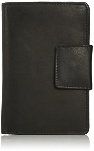 Bodenschatz Damen Wallet BZ-1030-NP Geldbörse, Schwarz (black 001)
