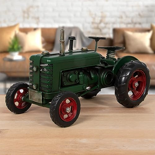 lesser and pavey Figure | Vintage Tractor | 1 Piece | Green | 27 cm x 15 cm x 17 cm