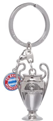 FC Bayern München Schlüsselanhänger I UCL Trophy Silber I Fußball