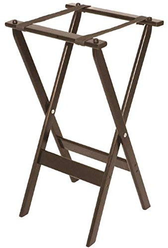 Visiodirect Porte-Plateau Pliant en Bois - 54,5 x 46,5 x 100 cm