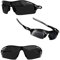 VeloChampion Kinder Unisex Sommer Junge Mädchen Junior Sports WARP Radsport Fashion Cool Sonnenbrillen Sonnenbrillen UV400 UVA UVB Kategorie 3 Schutz (Black)