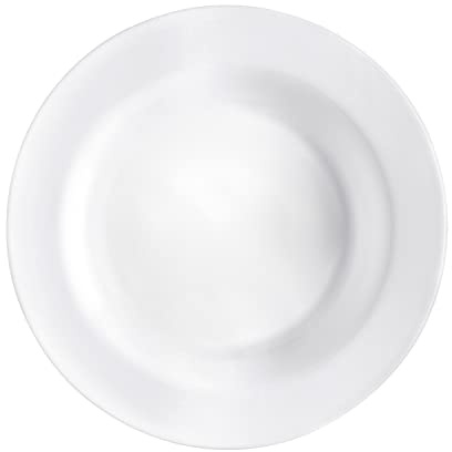 Bormioli Rocco Grangusto 767099 Pasta Plate Opal White 28 cm Glass