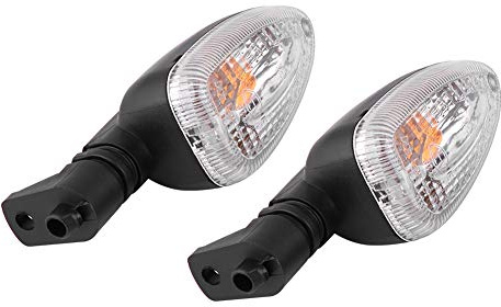 Motorcykelblinkers, motorcykelblinkers modifieringstillbehör för F650gs F800gs F800r R1200gs K1300r (ett par) (transparent) + motorcykel blinkers