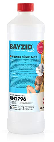 1 kg BAYZID pH Senker Minus 14,9% von Höfer Chemie für Pool & Schwimmbad zur Senkung des pH Werts