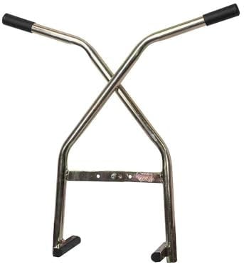 Faithfull FAIKERBL Heavy-Duty Kerb Lifter Tongs, 360 mm Clamping Range, 100 kg Capacity, Silver, Overall Length: 850mm