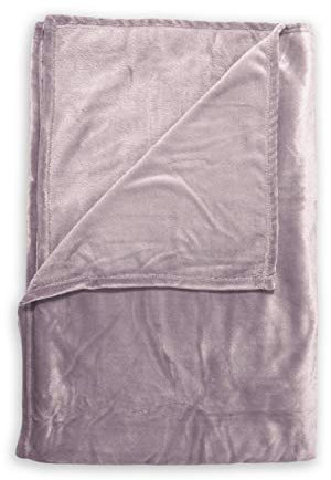 Heckett and Lane Plaid Zo!Home 140x200 100% Polyester Shale Pink