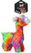 FantaZoo Alpaca Buntes und Recyceltes Hundespielzeug - M - Hundespielzeug - 23 x 13 cm - Hundespielzeug mit Quietscher - für mittelgroße Hunde