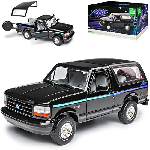 Ford Bronco Nite Edition Schwarz 5. Generation 1992-1996 1/18 Greenlight Modell Auto