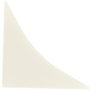 DQ-PP Barre d'angle – Pierre blanche – 23 x 23 mm – PVC – Plinthe de cuisine – Barre de finition pour plan de travail cuisine – Barre de finition murale