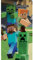 Halantex Badetuch Minecraft 70x140 cm, 100% Baumwolle