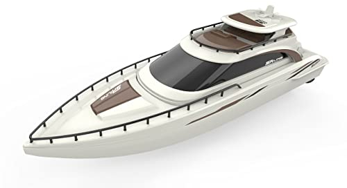 Amewi Rising Sun Cruise Yacht 380mm 15km/h RTR marrón/Blanco Crema RC Control Remoto
