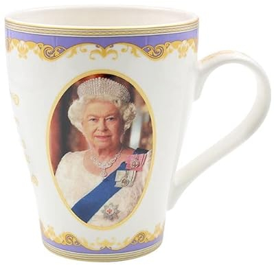 Lesser & Pavey HM Queen Elizabeth II Mug | Ceramic Coffee Mugs for Home or Work | Premium Design Mugs for All Occasions | Lovely Mugs for Tea, Coffee & Hot Drinks - Royal Heritage