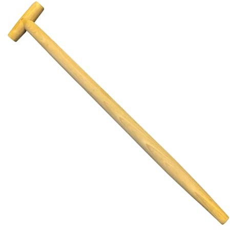 Dapetz ® 28 Wooden Beech Tapered T Handle Spare Replacement Spare T Type Shaft Handles, Hoe Handle, Hickory Axe Handle, Pickaxe Handle, T Handle and Spade or Fork Handle