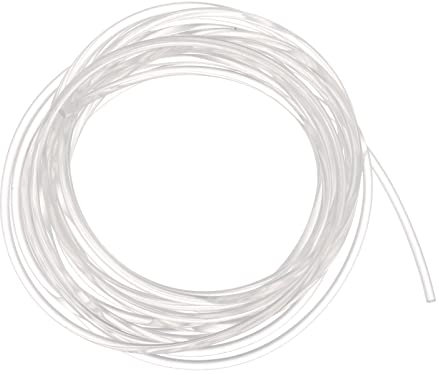 sourcing map Polyuréthane Courroies Rondes 2mm Diamètre 3 Mètres Longueur Lisse Surface PU Uréthane Ceinture pour Transmission d'entraînement Blanc