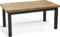 WFL GROUP Moderner Rechteckiger Ausziehbarer Esstisch - Platzsparend - Schwarze Holzbeine - 160 bis 210 cm - Hergestellt in EU - 160 x 90 cm - Lancelot Eiche