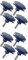Flisdtry Electric Drill Lawn Mower Sharpeners Grinding Machine Lawnmower Blade Sharpening Tool 8Pcs
