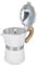 Stovetop Coffee Maker Outdoor Moka Pot Extraction Coffee Pot Mocha Pour Pot with Mocha Pot Aluminum for Outside Italian Stovetop Moka Pots (150ml 3 Cups)
